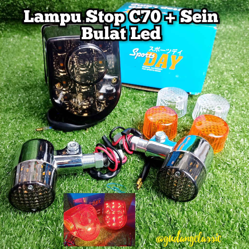 ไฟหยุด LED STOPLAMP C70 RITING ROUND RETENG LED HAMMER TRIPLE MIKA SPORDTY