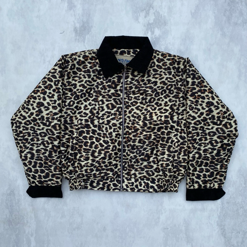 WORK JACKET BOXY LEOPARD MOTIF UNISEX SERIES NBC