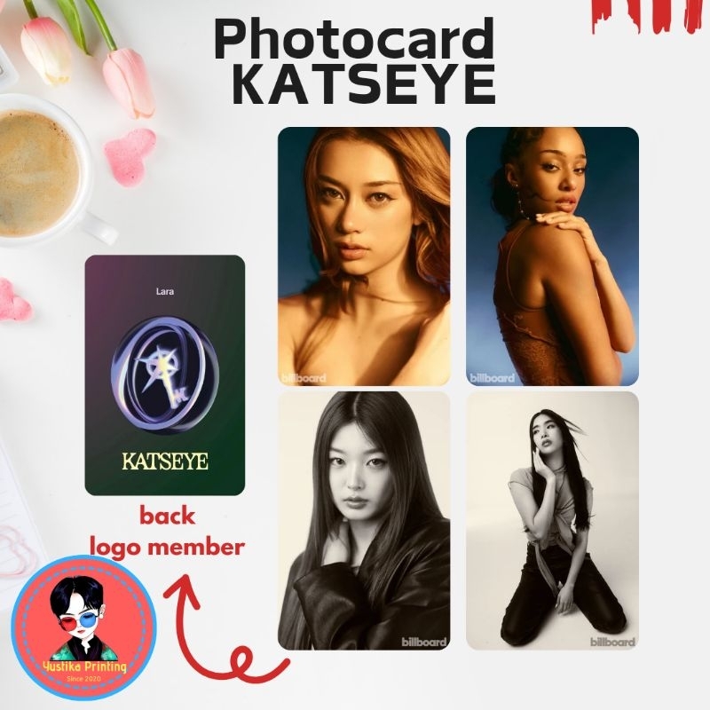 (ONE) Photocard Katseye Manon Daniela Megan Lara Sophia Yoonchae - แขนด้านในฟรี