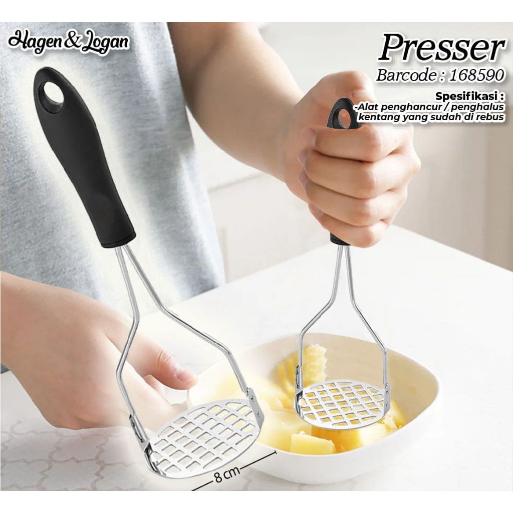 YG HL POTATO PRESSER 8CM RANDOM COLOR ACCORDING TO AVAILABLE STOCK