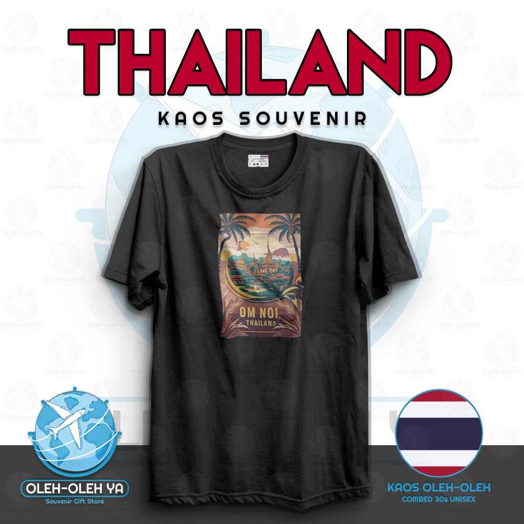 ของที่ระลึก YA T-Shirt ของที่ระลึก เสื้อยืดไทย ของที่ระลึก T-Shirt By Clothes I Love Thailand Om Noi