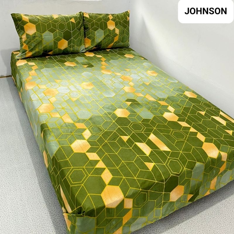 JHONSON BED SHEET 180X200 MINIMALIST 200X200 BED SHEET 180X200 RING BED SHEET ขนาด 160X200 BED SHEET