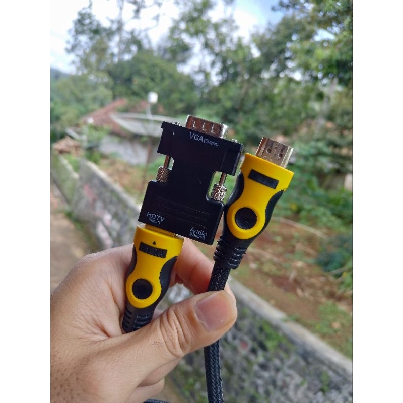 CHANGE VGA MONITOR INTO A TV PORT HDMI SUPPORT FULL HD 4K RESOLUTION