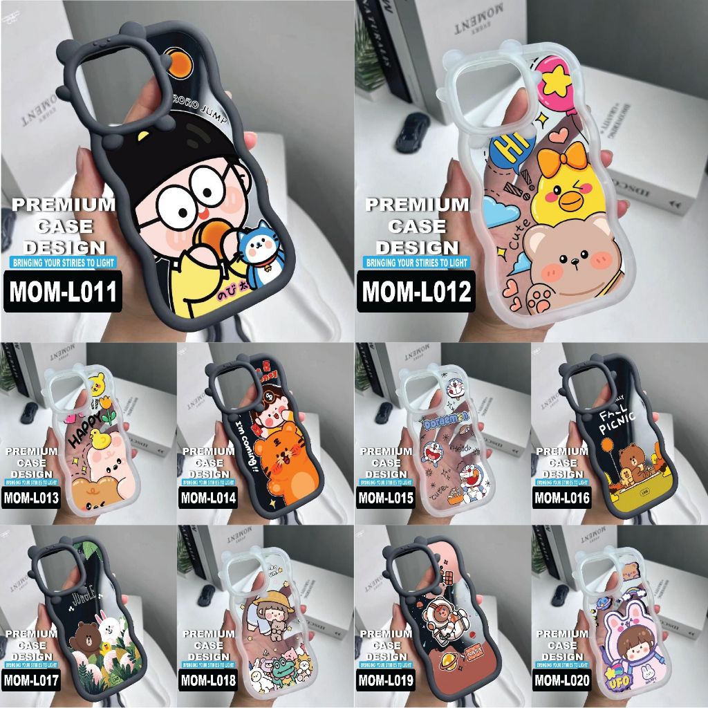 OPPO A3X/A3 PRO/A3 NFC/A98/A96/A78 4G/A78 5G/A77/A77S/A76/A74 CASE MONSTER MOTIF CODE MON L011-L020 