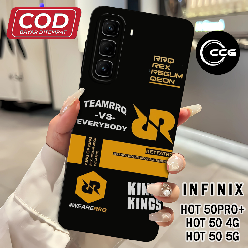 HP ( CCG 7 ) ยางยืดหยุ่น Softcase สําหรับ infinix hot 50 pro+ l hot 50 pro 4g l hot 50 4G 5G l Hot 5