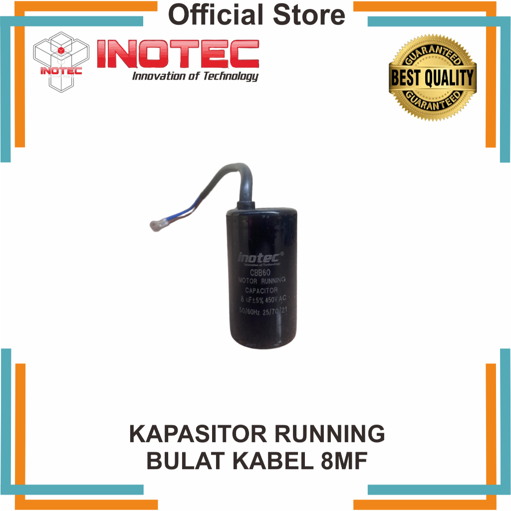 8MF ROUND INOTEC CAPACITOR คุณภาพสูง