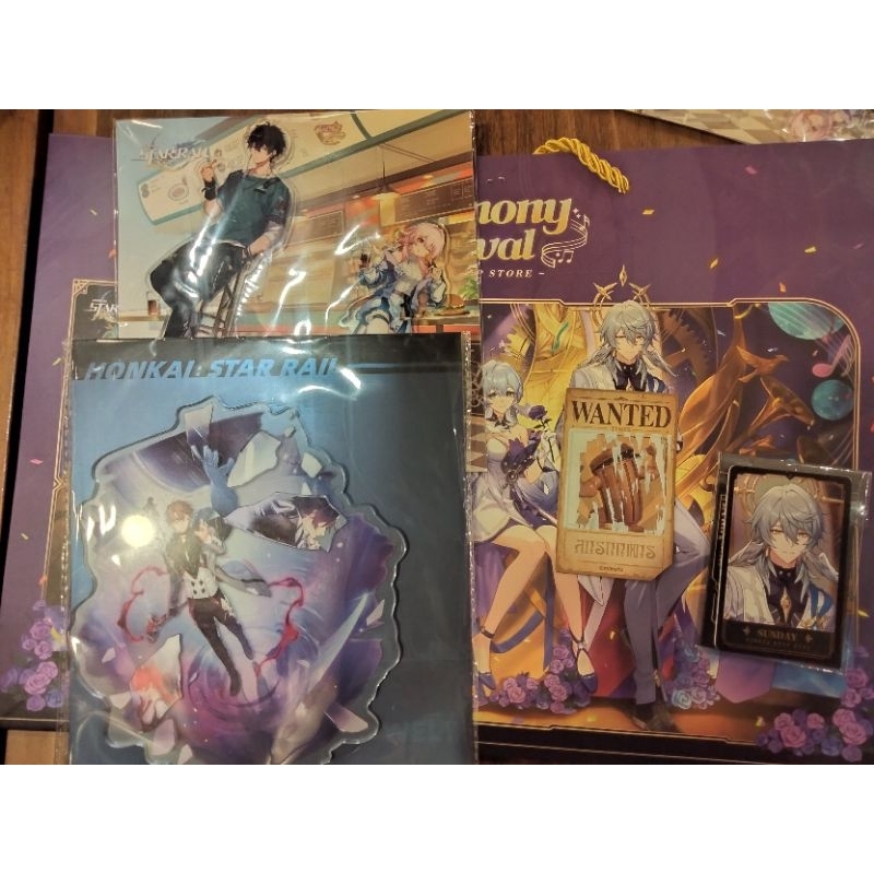 เทศกาล Charmony HSR รางดาว Honkai Robin Sunday มีนาคม 7th Kafka Danheng Traiblazer Caelus Stella Pin