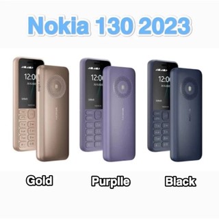 Handphone Nokia jadul 130 2023 Ponsel Garansi Dual SIM Baru Termurah