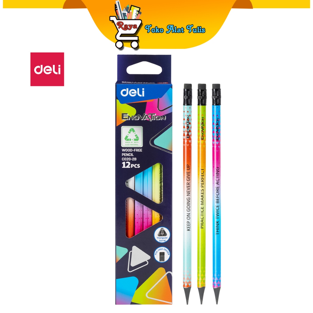 Deli 2B Pencil Enovation EC020-2B