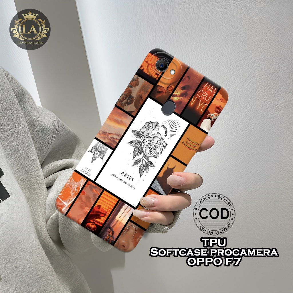 เคส HP ล่าสุด OPPO F7 - เคส Leviora - เคส Zodiac แฟชั่น - OPPO F7 Softcase - เคส Pro - เคส OPPO F7 ล