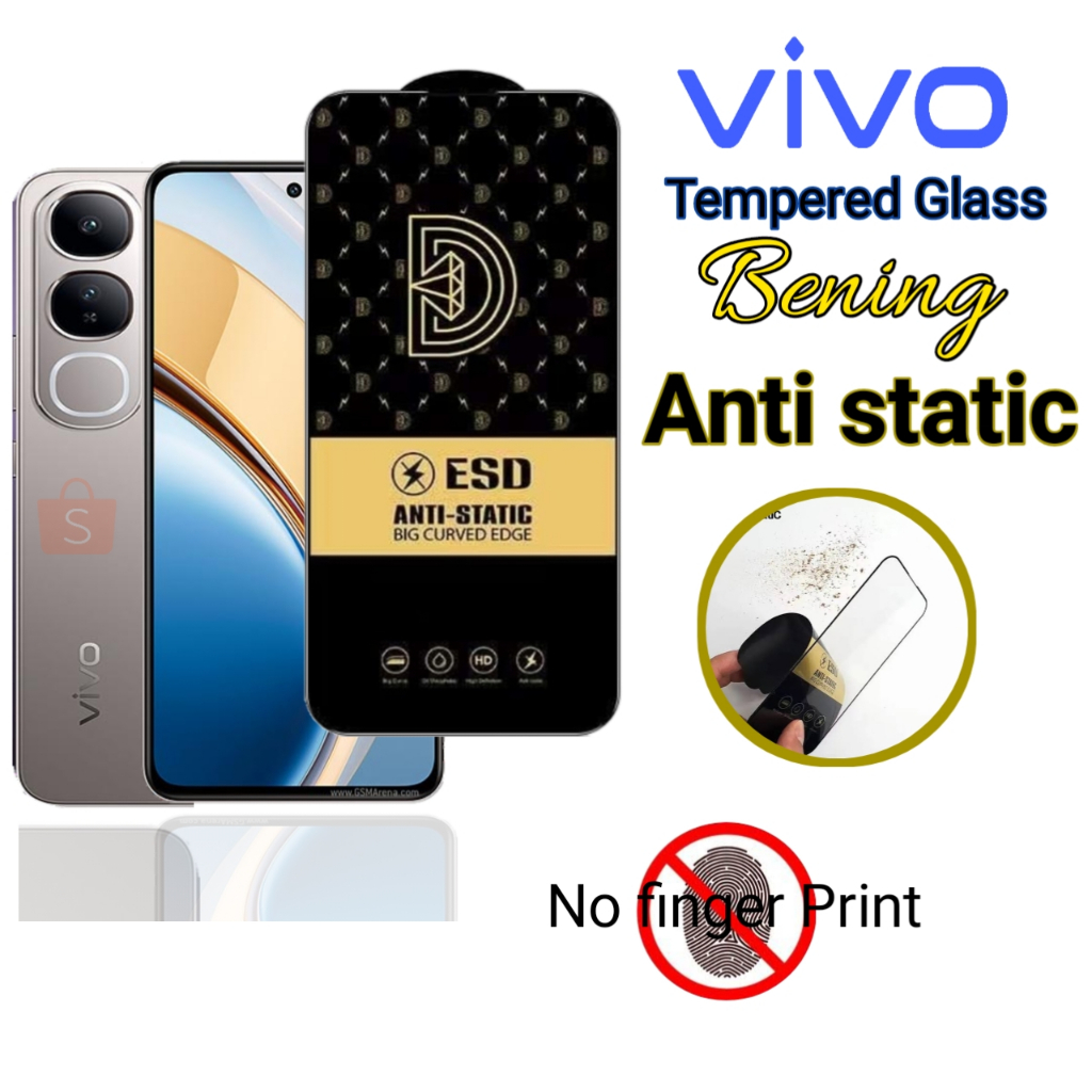 กระจกนิรภัยใสป้องกันไฟฟ้าสถิตย์ Vivo Y19 4G Y19S PRO Y19 5G Y19S 5G V40 Lite 5g V40 lite 4g V40 SE 5