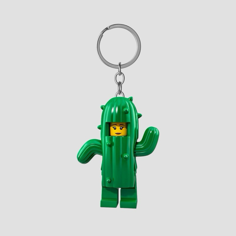GANTUNGAN Dhis Project LEGO Minifigure Cactus Suit Plant พวงกุญแจ