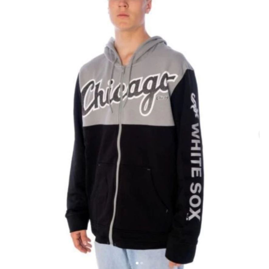 Fanatics MLB Chicago White Sox Hoodie Full zip Original Mens Jacket
