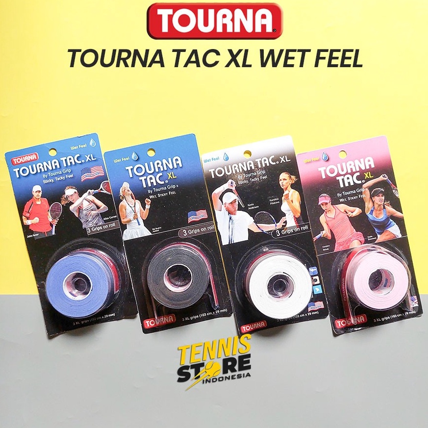 ขายดี Tourna Tac XL Tennis Grip Wet Feel Tennis Grip Original