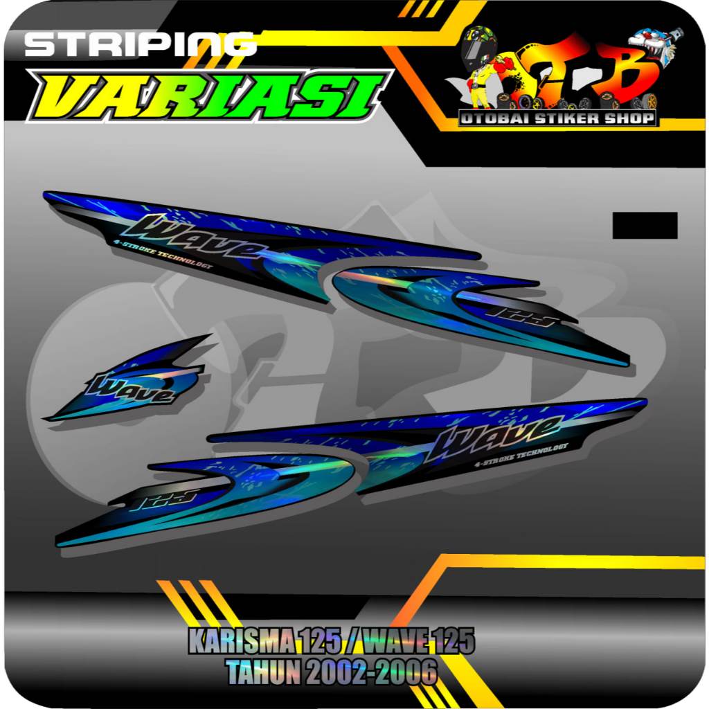 HONDA KARISMA 2002-2006 แถบตัวแปรพร้อมประเทศไทย WAVE MOTIF"
