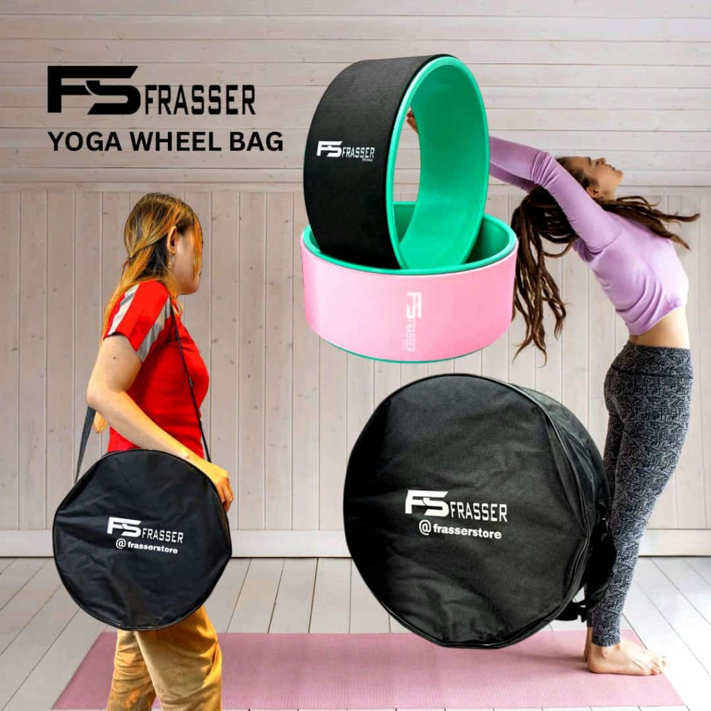 Frasser โยคะล้อโยคะล้อ Aid เครื่องมือผ่อนคลายกลับ Gym 30 ซม. YGWH 02