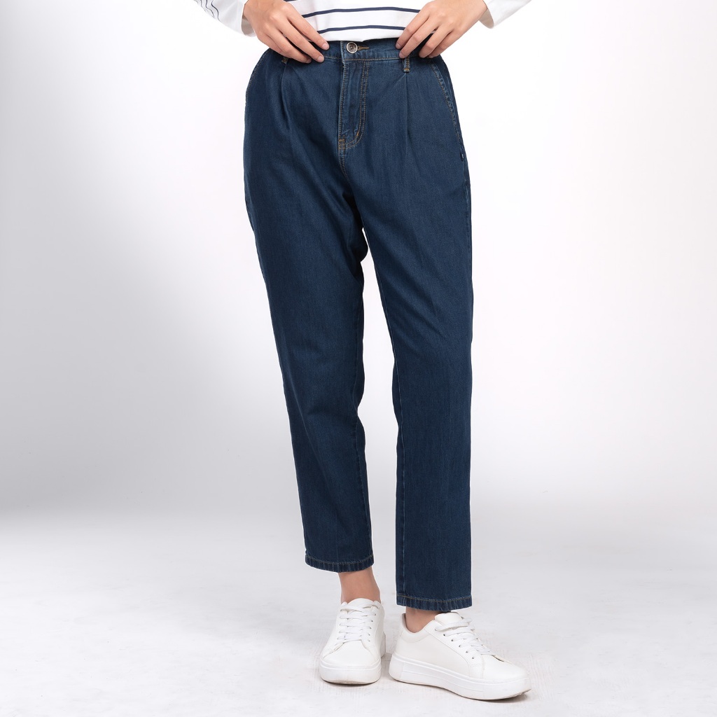 C2 Tanvie Navy Pants ผู้หญิง