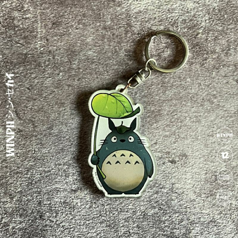 พวงกุญแจอะคริลิค Totoro อะนิเมะเพื่อนบ้านของฉัน Totoro