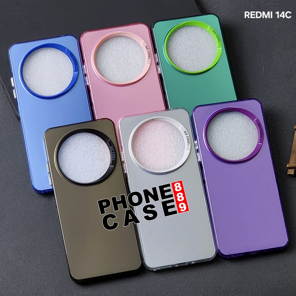REDMI 14C CASE จาน IMD HOLOGRAM CASE SOCOOL REDMI 14C