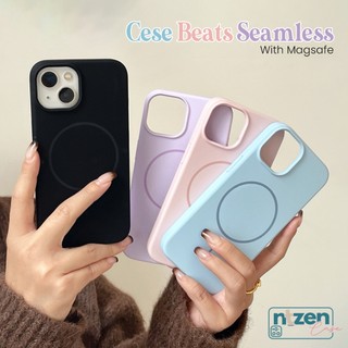 Ntzen Case Beats Seamless Case with Magsafe Compatible for iPhone 11 12 13 14 15 Pro Max Plus 16 17 Air