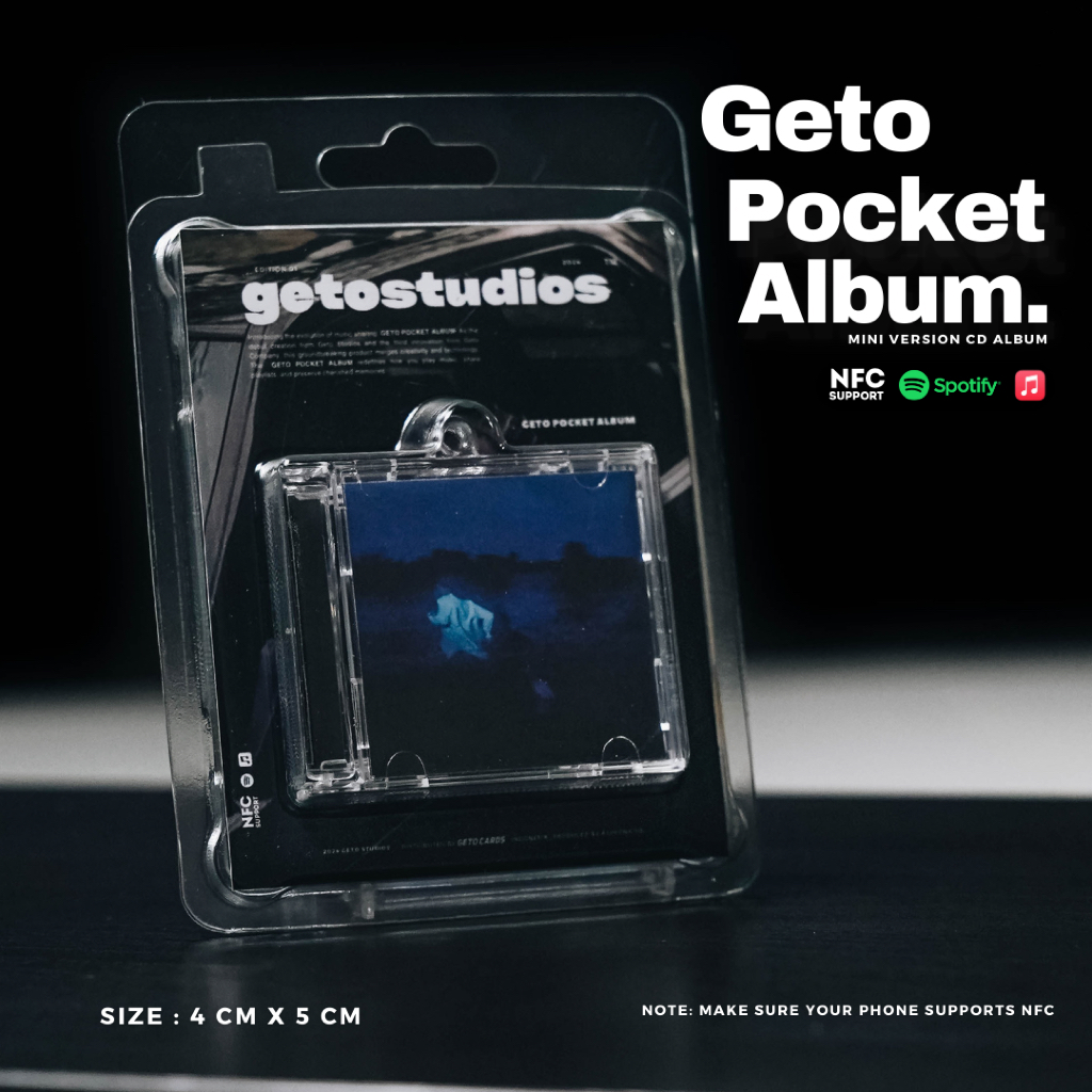 Daniel Caesar NFC Pocket Mini Album - พวงกุญแจอัลบั้มขนาดเล็ก NFC - อัลบั้มซีดีขนาดเล็ก Gato Studios
