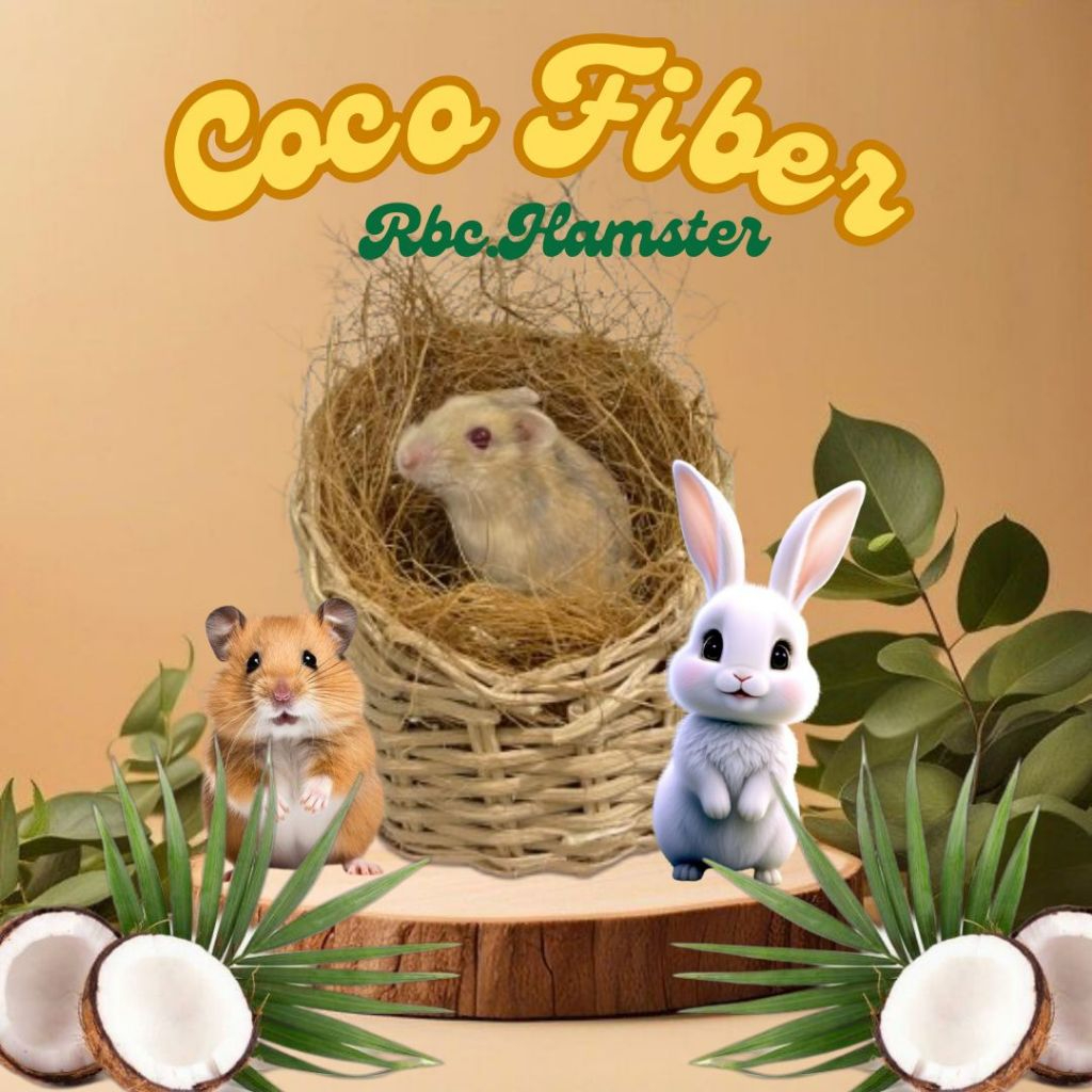 HAMSTER รัง/COCOFIBER BEDDING เส้นใยมะพร้าวออร์แกนิก