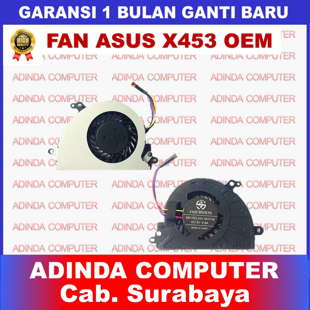 พัดลมระบายความร้อน Asus X453 X453M X453MA OEM