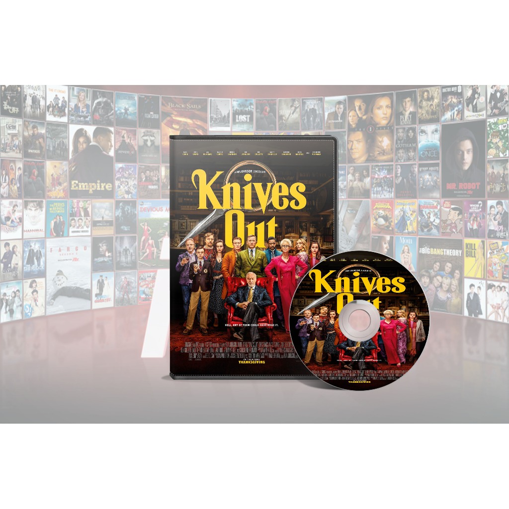 DVD Film Knives Out & Glass Onion A Knives Out Mystery Collection (2019-2022)