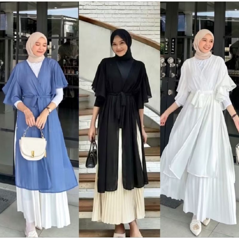 CRIWL SLEEVE OUTER CERUTY OUTER OUTFIT KEKINIAN SERUTY CARDIGAN