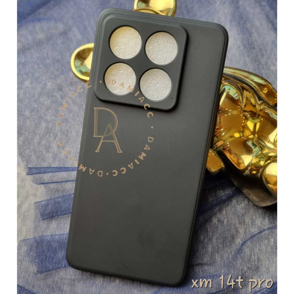 เคส mi 14t pro mi 14t เคสสีดําทรงสี่เหลี่ยม เคสมาการอง สีดํา