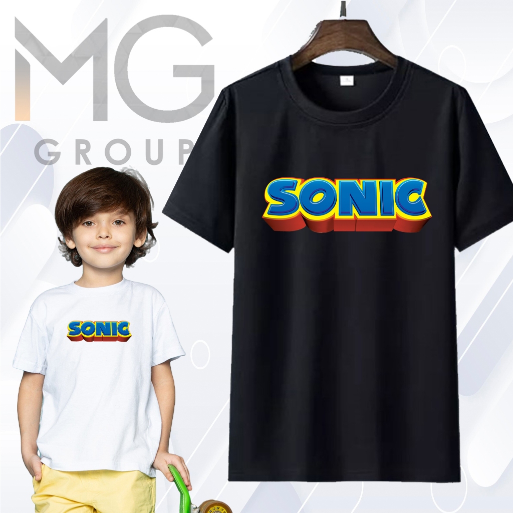 เสื้อยืด SONIC GAME MG SNC1-4 ผ้าฝ้ายหวีแบบกําหนดเอง สกรีนระดับพรีเมียม