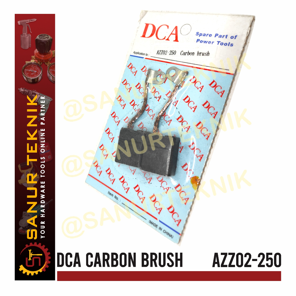 แปรงคาร์บอน DCA / เข็มกลัด / แกนม้วนถ่าน DCA AZZ02-250 / Z1Z-FF02-250