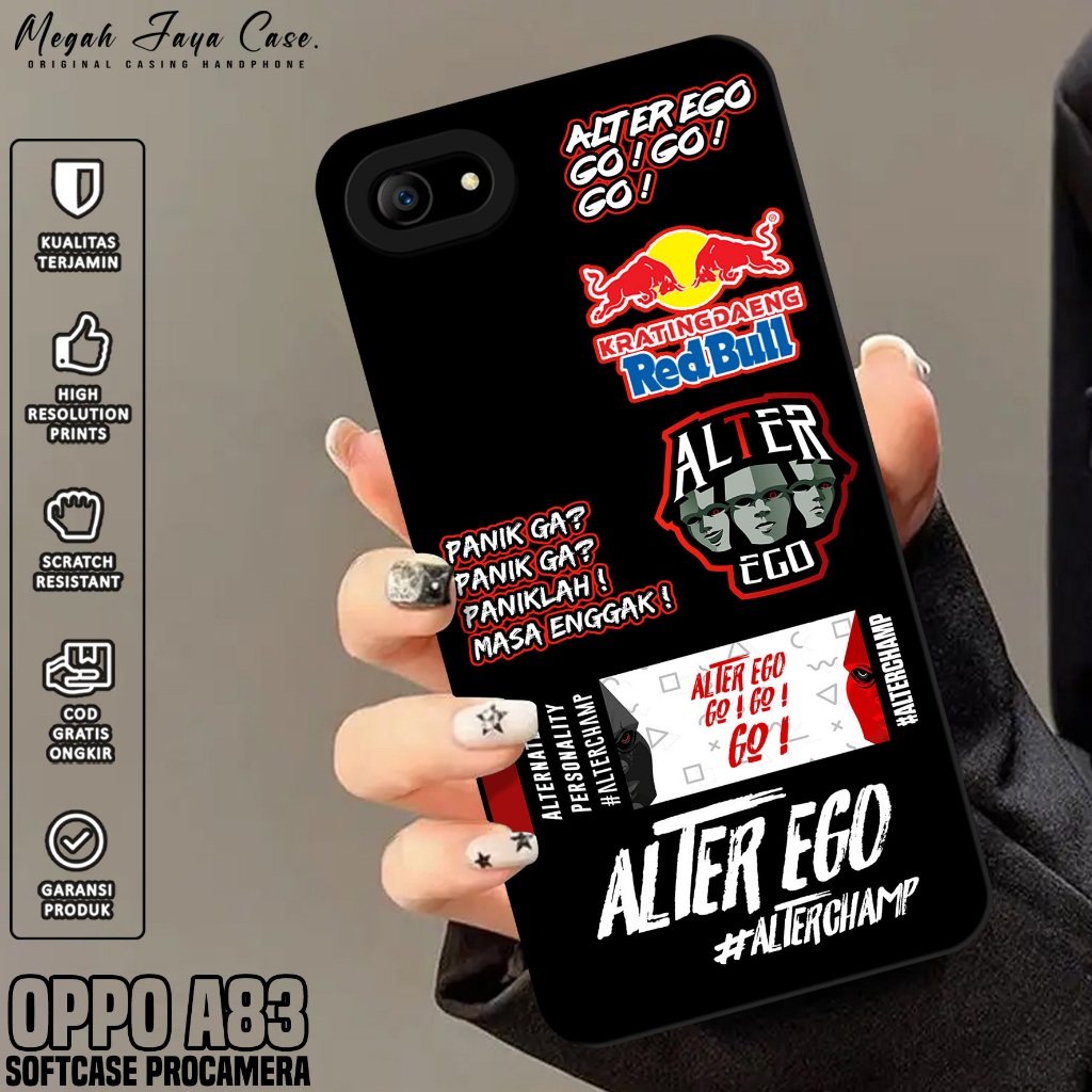 เคสโทรศัพท์ HP Oppo A83 - Oppo A83 Softcase ESPRT Motif - เคส Oppo A83 - ซิลิโคนโทรศัพท์ Oppo A83 - 