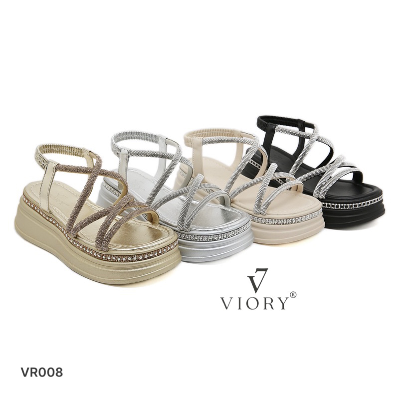 VIORY Sandal Slingback Wedges Shoes VR008
