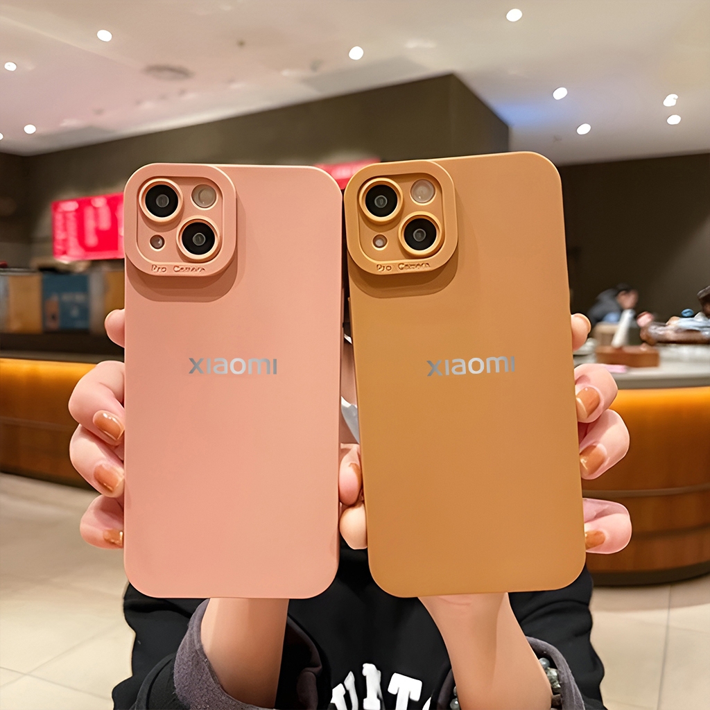 ProCamera + โลโก้พรีเมี่ยมสําหรับ Xaiomi Redmi 15C 6A 10c 10A 10 12 12C 13 13C 14C 14T PRO ซิลิโคน P