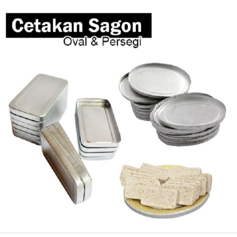 แม่พิมพ์สagon Oval & Square 1 แพ็ค มี 20 ชิ้น