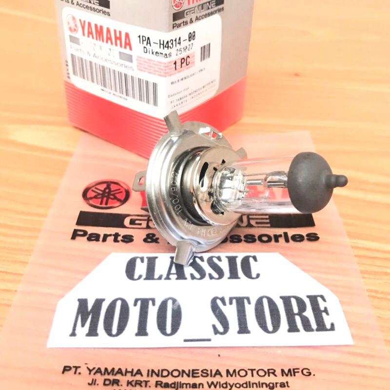 ไฟหน้าหลอดไฟ Set Assy Yamaha Byson Vixion Old/New R15 Original Part 1PA-H4314-00