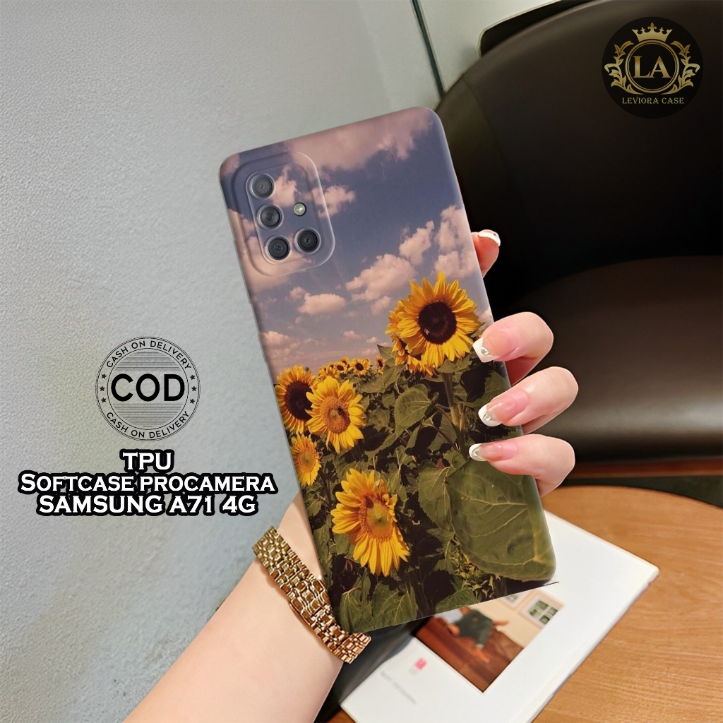 HP เคส Samsung Galaxy A71 4G ใหม่ล่าสุด - เคส Leviora - เคสดอกไม้แฟชั่น - Samsung Galaxy A71 4G Soft