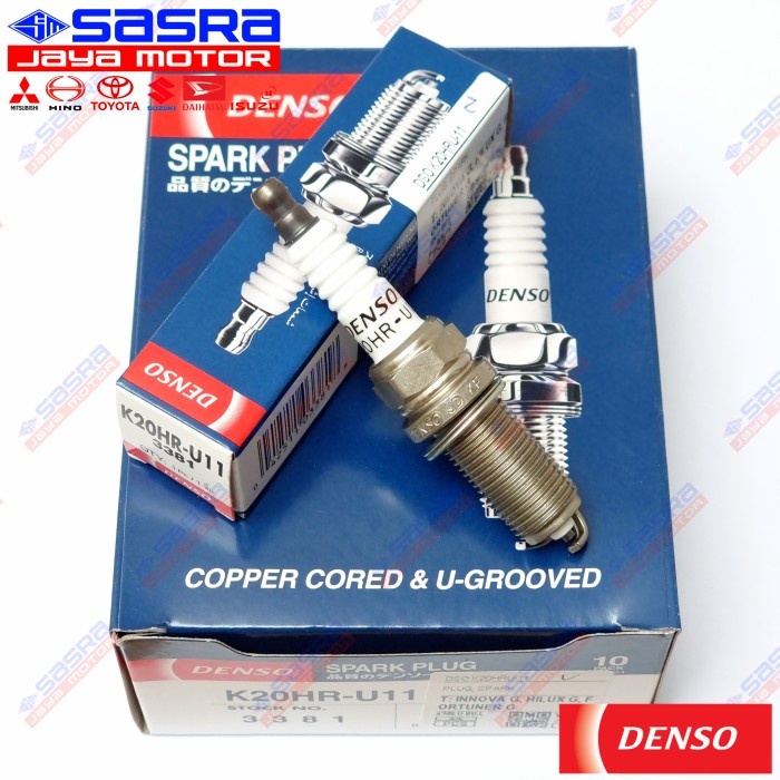 [WHOLESALE 10 ชิ้น] หัวเทียน K20HRU11 INNOVA|ไฮลักซ์|FORTUNER (เบนซิน) หัวเทียน DENSO - สินค้าเดิม -