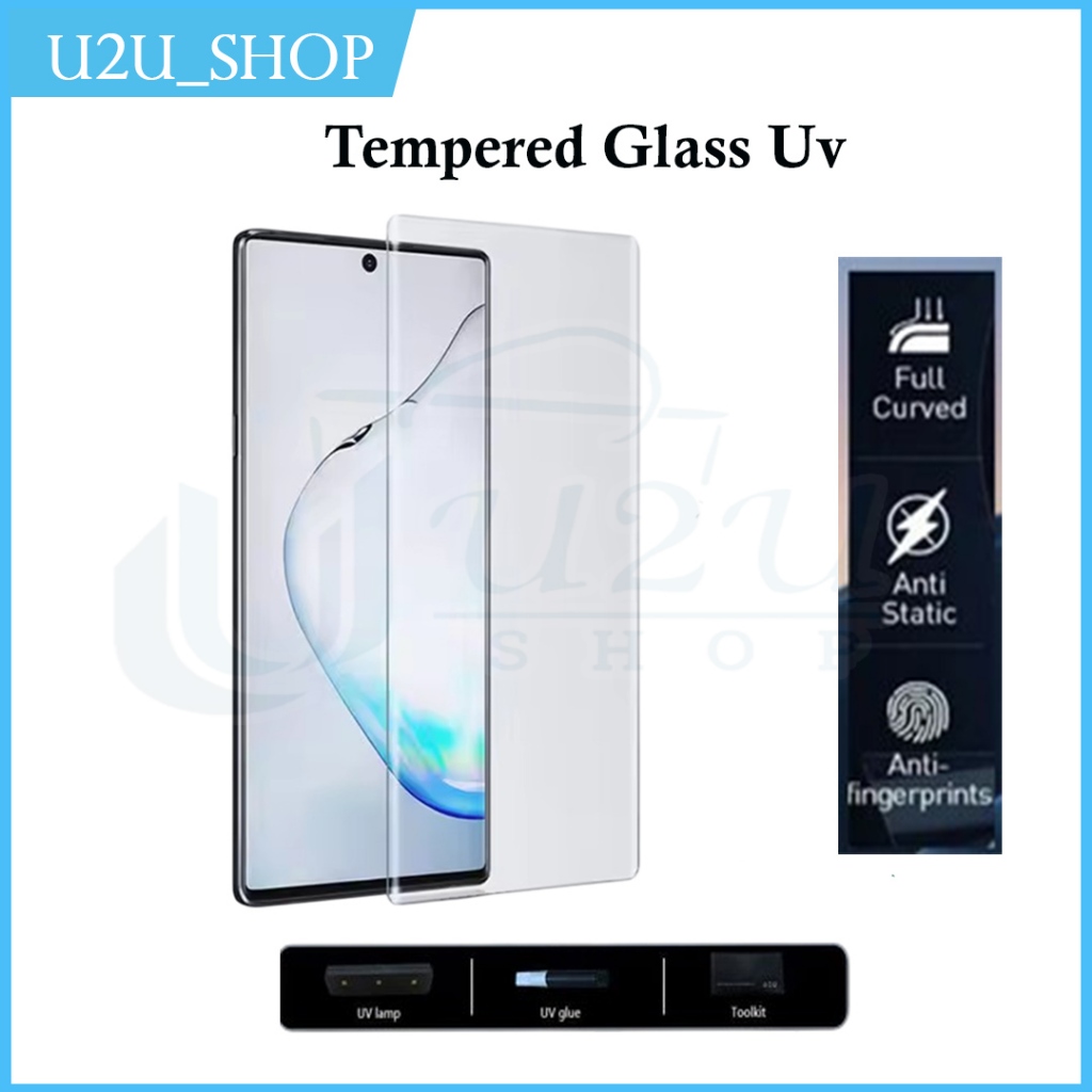 กระจกนิรภัย UV Full Curve สําหรับ Vivo V40 V30 V30e V30 Pro V29 V29e V29 Pro V29 Lite V27 V27 Pro V2