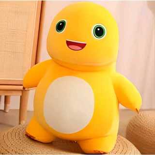 Boneka Dino Kuning Nailong Cartoon Dinosaurus Naloong Anime lucu dekorasi kamar hadiah ulang tahun