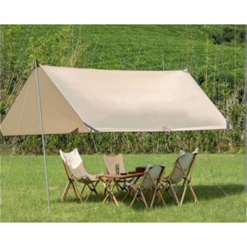 Tenda Flysheet CAMPING TENT 4X6 เมตร RISTOP กันน้ํา THICK กันน้ํา