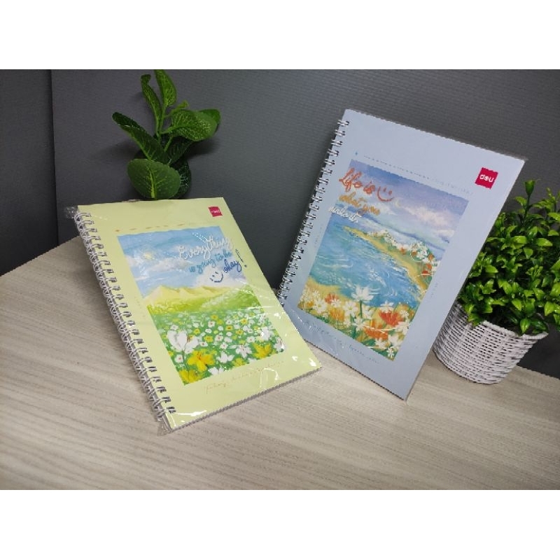 Deli a5 spiral Notebook life เป็นอะไร