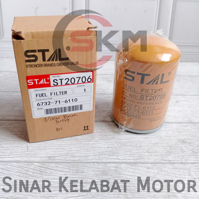 FUEL FILTER SOLAR UNDER FORKLIP WK731 / FF5052 STAL ST20706 ต้นฉบับ