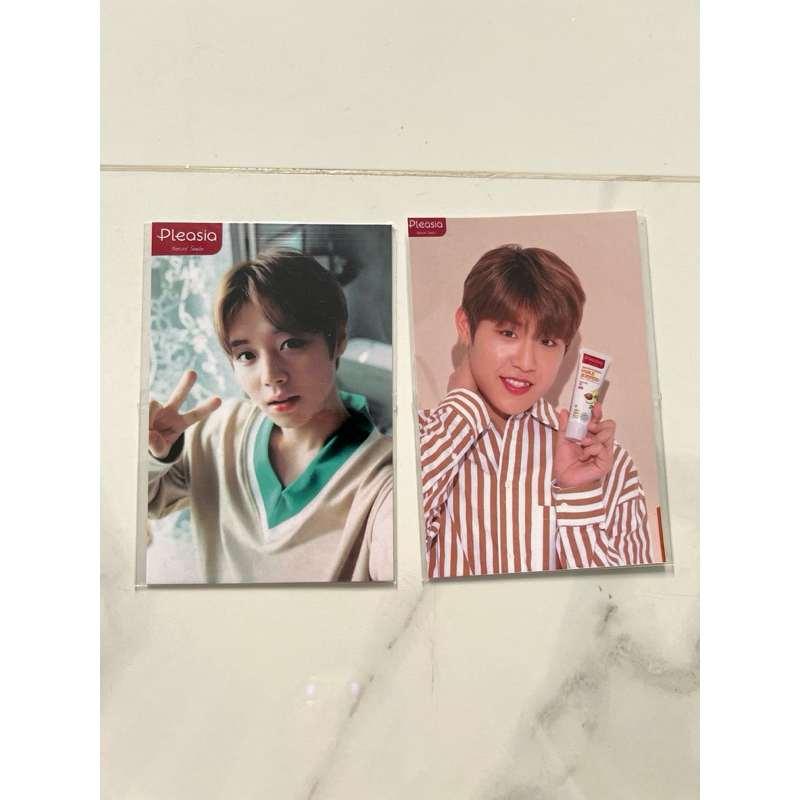 PLEASIA โปสการ์ด PARK JIHOON PARK WOZIN 2PARKONE WANNA ONE AB6IX
