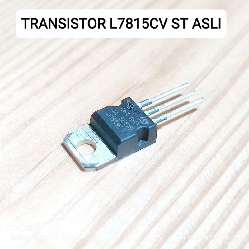 IC VOLTAGE REGULATOR LM7815CV L7815CV L7815 L 7815 15V 15 VOLT TO-220 ST ต้นฉบับ