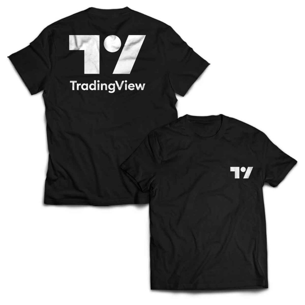 Trader TRADINGVIEW DB เสื้อยืดผู้ชายผู้ใหญ่เสื้อผู้ใหญ่ Unisex PakeKaos