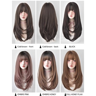 King Ka FULL WIG KOREAN LAYER BLOW 60 cm