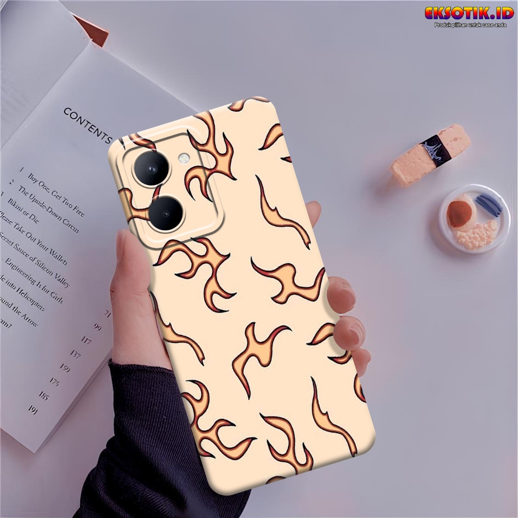 เคสRealme C33 - เคสRealme C33 - เคสแฟชั่น - Realme C33 Silicone - Cool and Cute Motips - Realme C33 