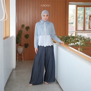 Ariona - Kemeja Lace Wanita Hamida Top